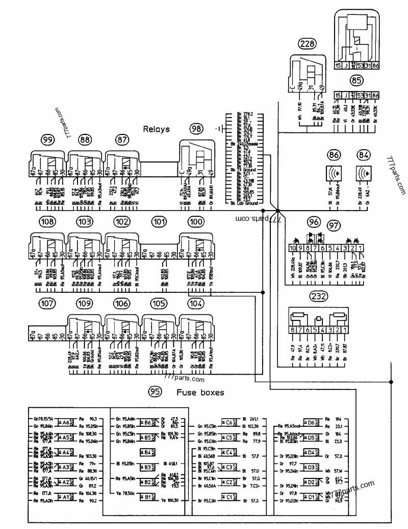 1995 mack dump truck fuse box diagram