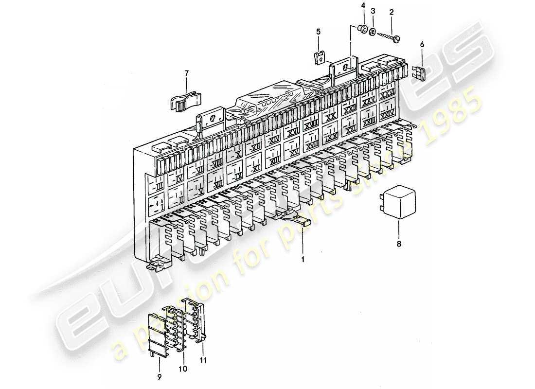 porsche fuse box diagram