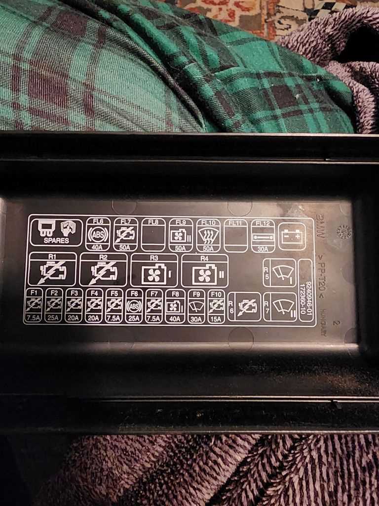 2010 mini cooper s fuse box diagram