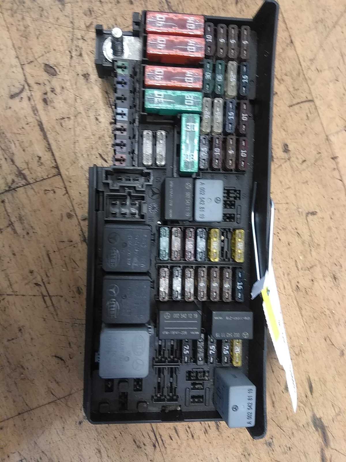 w124 fuse box diagram