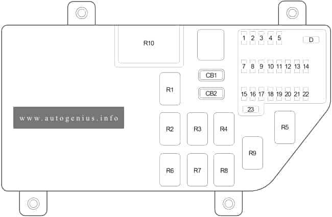 2004 pt cruiser fuse diagram