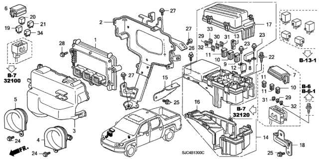 06 honda ridgeline rts interior fuse panel diagram