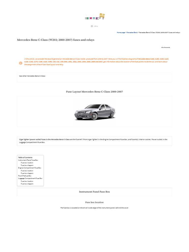 1995 mercedes c280 fuse box diagram
