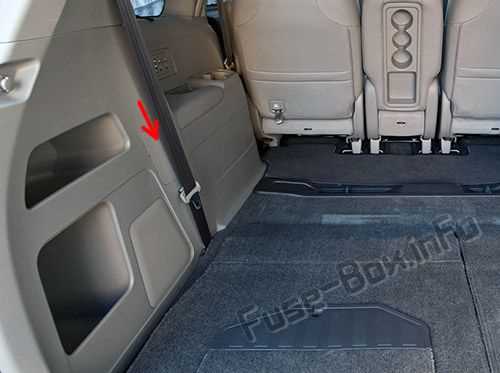 2018 honda odyssey rear fuse box diagram