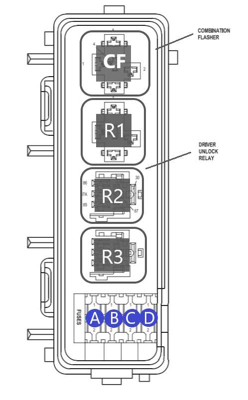 2008 dodge dakota fuse box diagram