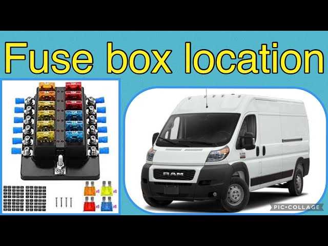 2020 ram promaster 2500 fuse box diagram
