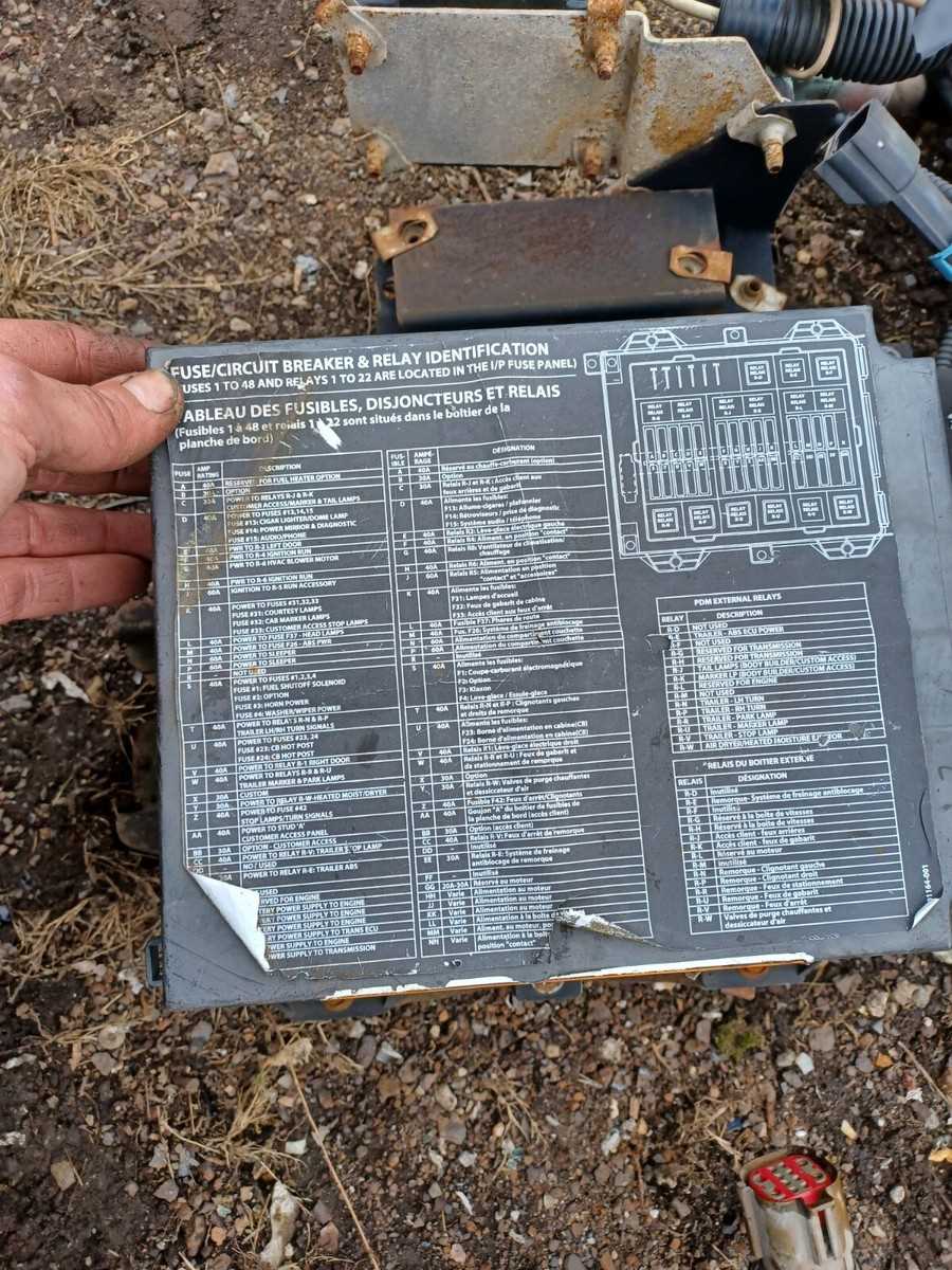 2005 sterling lt9500 fuse box diagram
