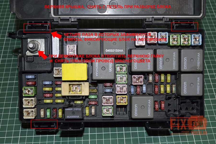 2009 pt cruiser fuse box diagram