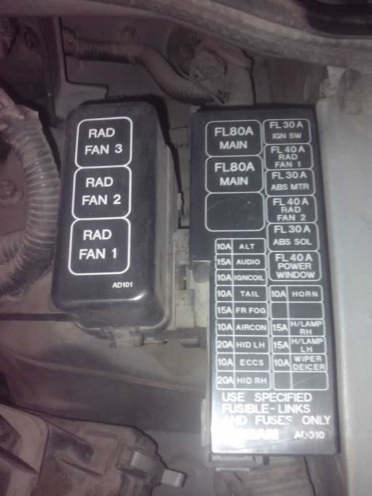 2009 nissan rogue interior fuse box diagram