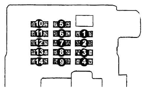 toyota liteace fuse box diagram