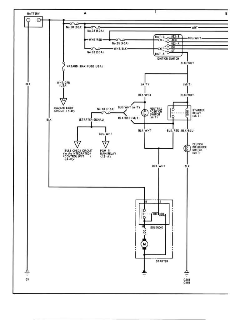 1991 acura integra hatch back fuse box diagram