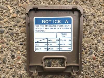 2002 toyota tacoma fuse box diagram