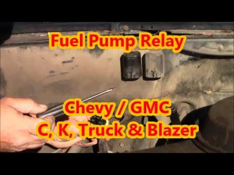 1987 chevy r10 fuse box diagram
