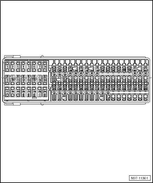 volkswagen vento 2011 fuse box diagram
