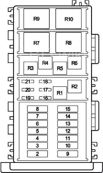 04 jeep wrangler fuse diagram