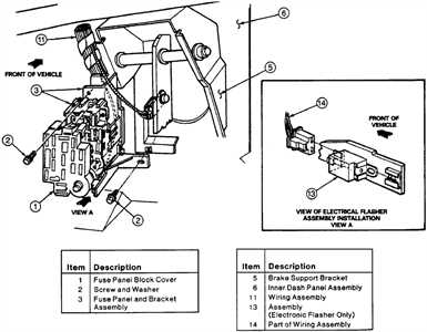 1989 ford econoline van fuse box diagram