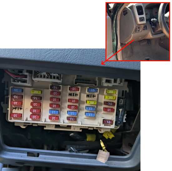 2007 nissan xterra fuse diagram