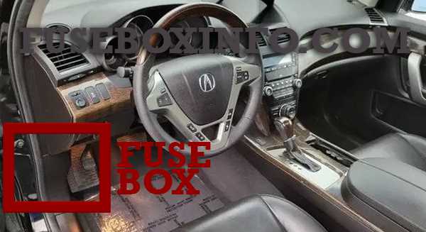 2008 acura mdx fuse box diagram