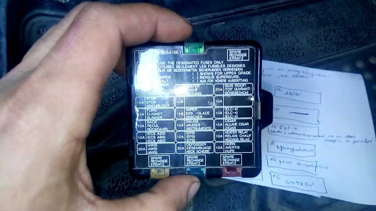 2008 mitsubishi galant fuse box diagram