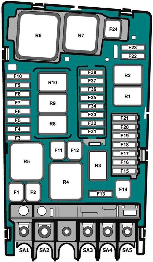 2020 volkswagen tiguan fuse box diagram