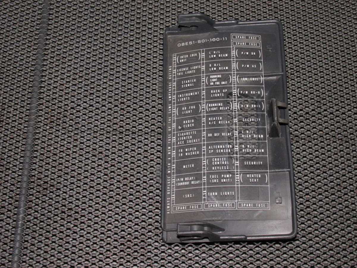 98 mustang interior fuse box diagram