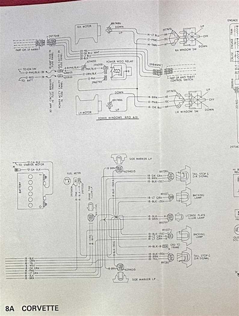 1978 corvette fuse panel diagram