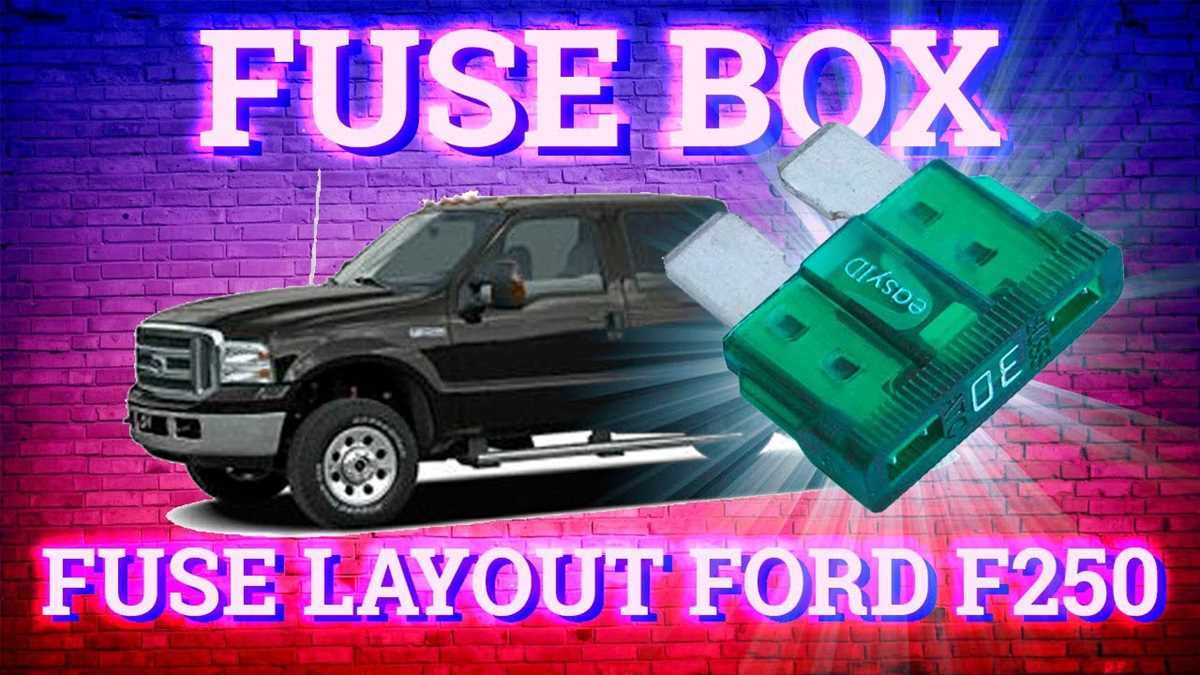 2005 ford f350 6.0 fuse box diagram