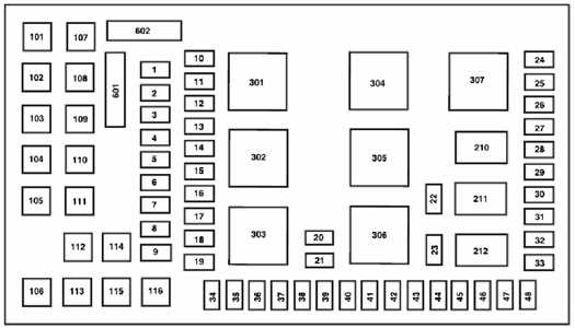 09 f550 fuse diagram