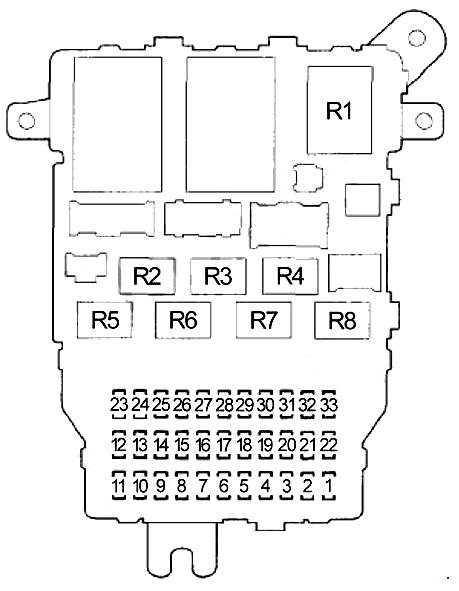 2006 honda accord ex fuse box diagram
