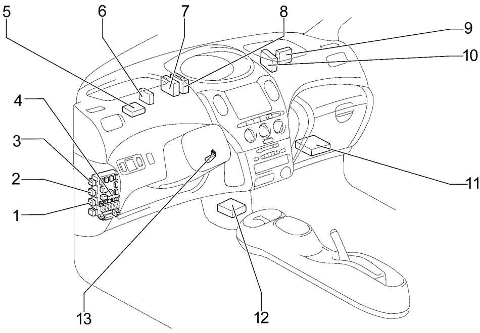 2001 toyota echo fuse diagram