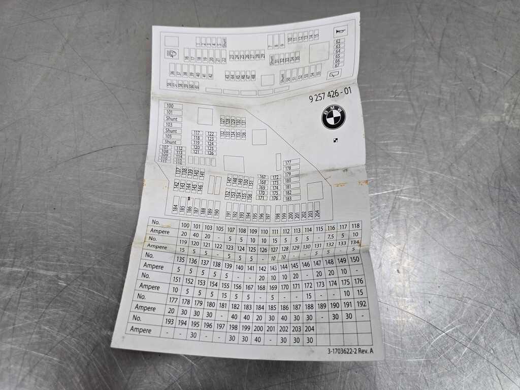 e30 bmw fuse box diagram