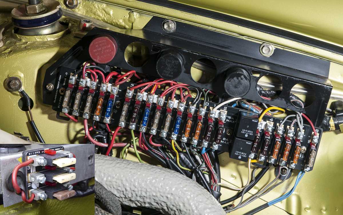 porsche 993 fuse box diagram